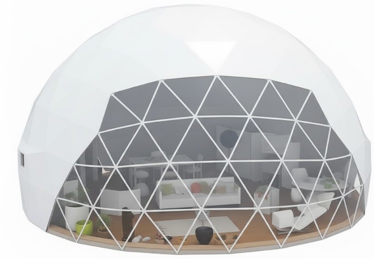 Domo geodésica para Glamping 10m