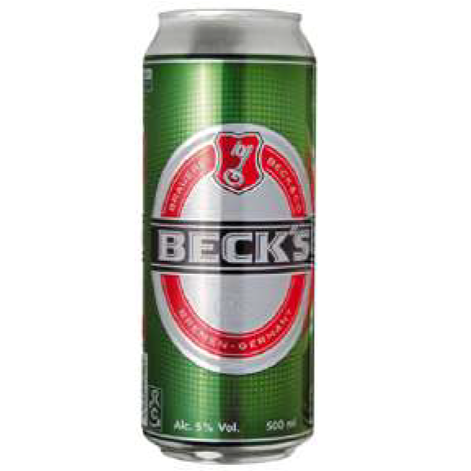 Beck's 50cl cans