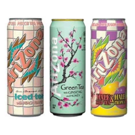Arizona Peach / Green / Half & Half 330ml
