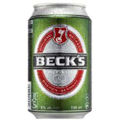 Beck's 33cl cans