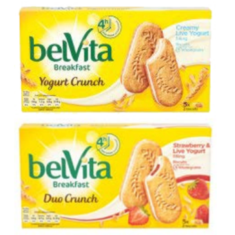 belVita with Natural Yogurt / Strawberry Yogurt 253g