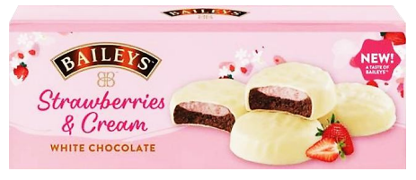Baileys Strawberries & Cream White Chocolate 128g