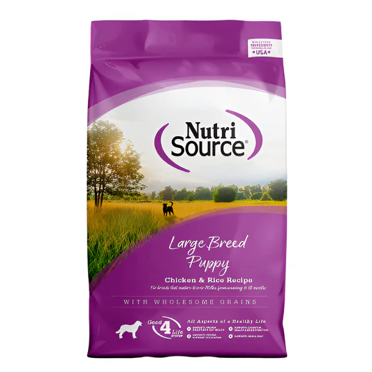 Receta de Arroz y Carne de Raza Grande Nutrisource 26 LB