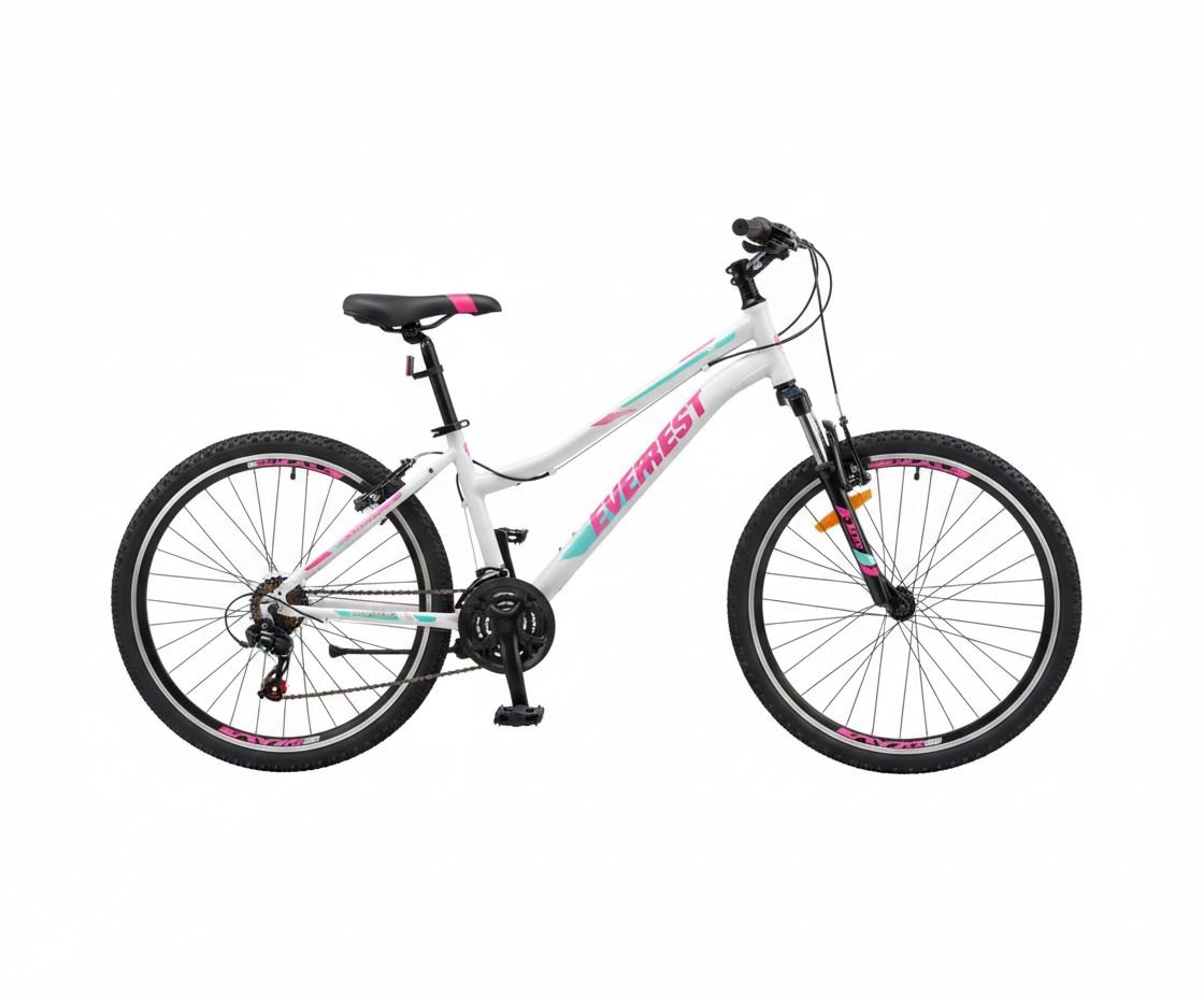 Bicicleta Aluminio Everest Rodado 27,5 Hombre-Dama 21 Velocidades - Azul o Negro Talle M y L