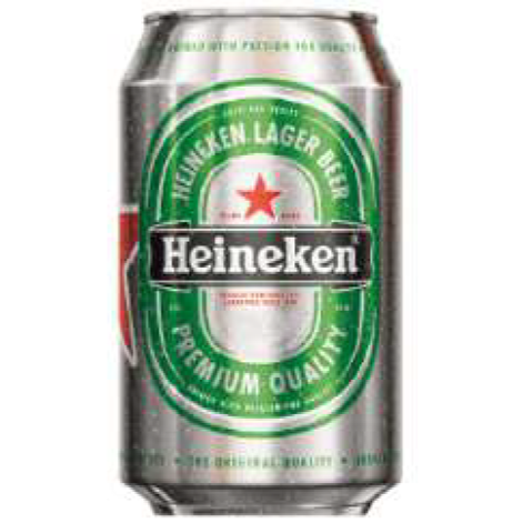 Heineken 33cl cans