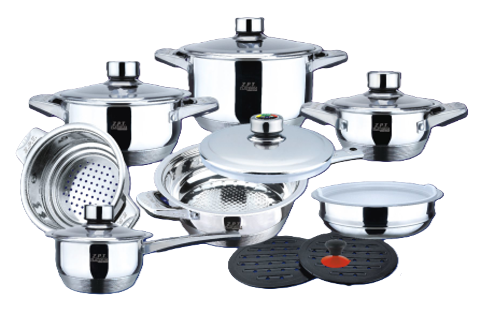 Set de Cocina de 16 Piezas Con Mangos HA