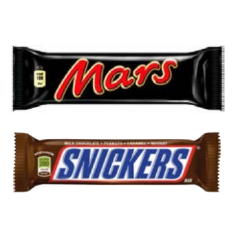 Mars Bar / Snickers Bar 47 / 50g