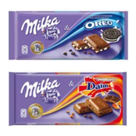 Milka Oreo / Milka Daim 100g