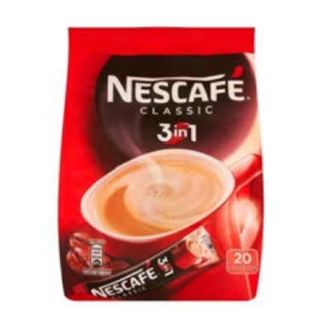Nescafé Classic 3 in 1 Bag 20x18g