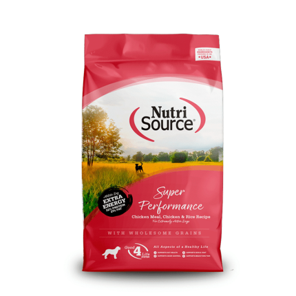 Nutrisource Super Performance Receta de Pollo y Arroz Alimento para Perros 40 LB